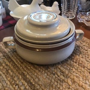 Vintage Chateau Covered Casserole with Lid